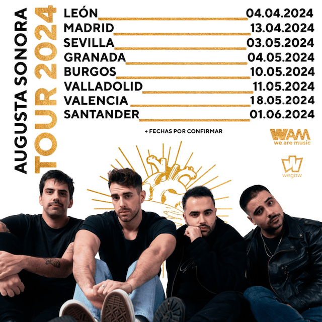 Augusta Sonora ¡Gira 2024! Primeras fechas ya disponibles y entradas