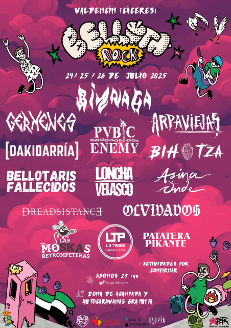 Bellota Rock Fest 2025 ¡Venta de entradas y cartel completo!